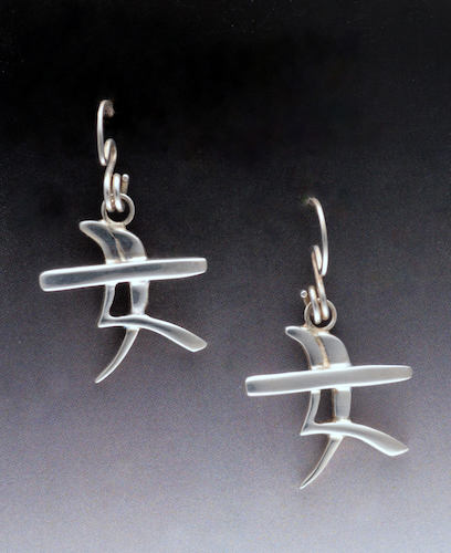 Click to view detail for MB-E87 Earrings, Chinese Woman $180